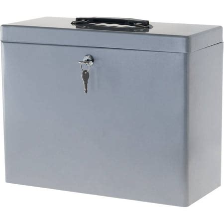 steel lock box bns|metal lock box with handle.